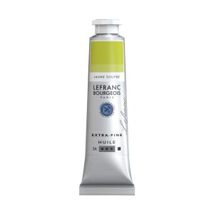 สีน้ำมัน Lefranc Bourgeois รุ่นเอ็กซ์ตร้าไฟน์ออย 40มล S4 #196 SULPHUR YELLOW