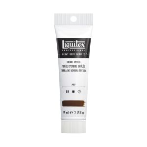 สีอะคริลิค Liquitex รุ่นโปรเฮฟวี่บอดี้ 59มล. S1 #128 BURNT UMBER ROW