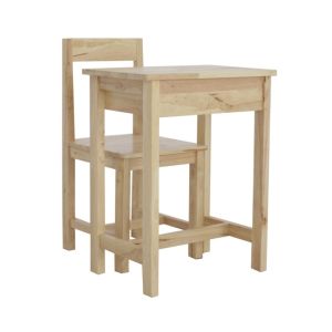 ชุดโต๊ะเก้าอี้นักเรียนไม้ยางพารา SD-07 โตไก มัธยม