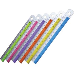 ไม้บรรทัดอลูมิเนียม 6 นิ้ว คาดสี Mesa AR-6 (คละสี)