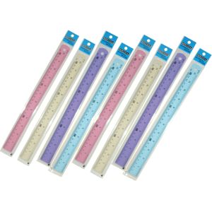 ไม้บรรทัดอลูมิเนียม 12 นิ้ว ชุบสี Mesa ARP-12 (คละสี)