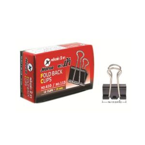 คลิปดำ ตราม้า เบอร์ 113 (กล่อง 12 ตัว)