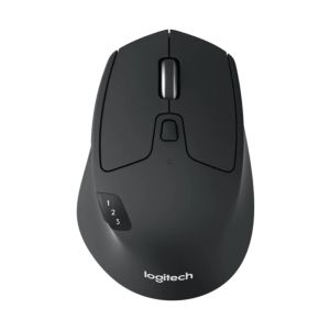 เมาส์ไร้สาย Logitech Triathlon Mouse M720 สีดำ