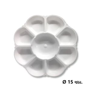 จานสีแบบกลมใหญ่ Mesa No.MP-1 สีขาว