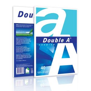 กระดาษถ่ายเอกสาร A4 Double A 80 แกรม 40 แผ่น