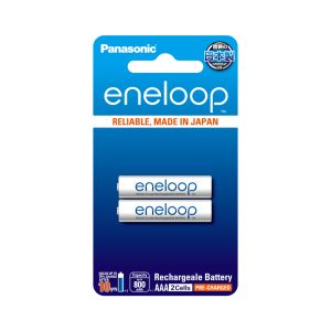 ถ่านชาร์จ Panasonic eneloop ขนาด AAA (แพ็ค/2ก้อน)