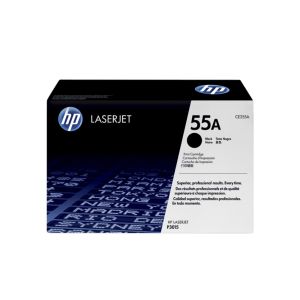 ตลับหมึกเลเซอร์ปริ้นเตอร์ HP 55A (CE255A) สีดำ
