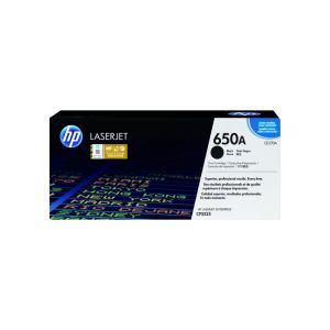 ตลับหมึกเลเซอร์ปริ้นเตอร์ HP 650A (CE270A) สีดำ
