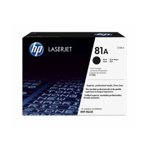 ตลับหมึกเลเซอร์ปริ้นเตอร์ HP 81A (CF281A) สีดำ