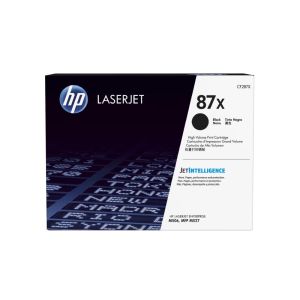 ตลับหมึกเลเซอร์ปริ้นเตอร์ HP 87X (CF287X) สีดำ