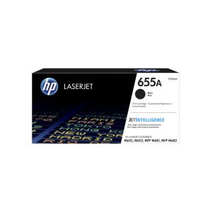 ตลับหมึกเลเซอร์ปริ้นเตอร์ HP 655A (CF450A) สีดำ