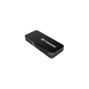 เครื่องอ่านการ์ด SD และ microSD Transcend รุ่น RDF5 สีดำ USB-A 3.1 Gen 1