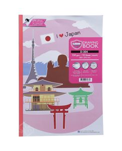 สมุดวาดภาพ Master Art รุ่น D-304 150G 10 แผ่น (คละลาย)