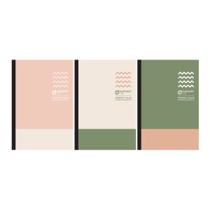 สมุดบันทึกสันกาวตราช้าง C9 60แกรม 80แผ่น I-105