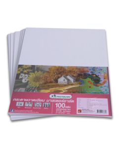 กระดาษวาดเขียน 210G เอ4 (1X100) มาสเตอร์อาร์ต