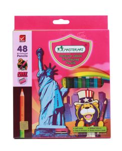 สีไม้ 2 หัว 48 สี มาสเตอร์อาร์ต