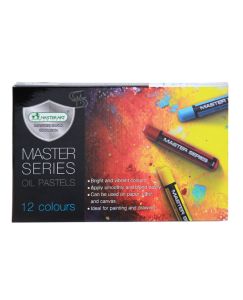 สีชอล์กน้ำมัน Master Art รุ่น Master Series 12 สี 