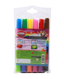 ปากกาเมจิกล้างออกได้ Master Art 6 สี