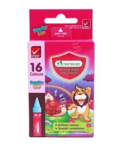 สีเทียน Master Art ขนาดกลาง 16 สี 