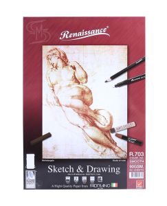 (Clearance) สมุดสเก็ตช์ ขนาด A4 (สันกาว) รุ่นR703 Renaissance & Fabriano (SD155339)