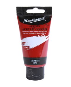 สีอะคริลิค Renaissance 75 มล. เบอร์ 250 Crimson 