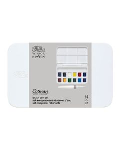 ชุดสีน้ำก้อนระดับศิลปิน Winsor & Newton 12สี Brush Pen Set #0390658