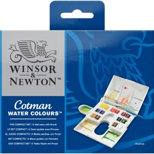 สีน้ำ Winsor & Newton ชุดคอตแมนคอมแพคเซท เบอร์ 0390083