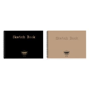 สมุดสเก็ตซ์ขนาด A4 100แกรม 50แผ่น Master Art SP103 คละสี