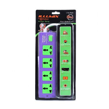 ปลั๊กไฟ ตราช้าง รุ่น Fluo Spectrum 4105 ยาว 5 เมตร 