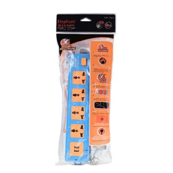 ปลั๊กไฟ ตราช้าง รุ่น USB 5103 ยาว 3 เมตร 