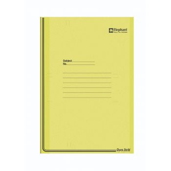 (1Free1) แฟ้มพับ ตราช้าง PSF999 สีเหลือง