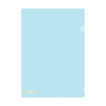 (1Free1) แฟ้มซองพลาสติก ตราช้าง รุ่น 410A4 ขนาด A4 ฟ้า (แพ็ค 12)