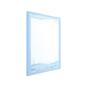 (1Free1) แฟ้มโชว์เอกสาร ตราช้าง รุ่น PF01 ขนาด A4 สีเบบี้ บลู