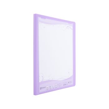 (1Free1) แฟ้มโชว์เอกสาร ตราช้าง รุ่น PF01 ขนาด A4 สีลาเวนเดอร์
