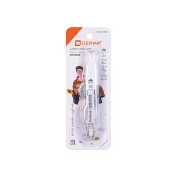 เทปลบคำผิดตราช้าง VIPUT รุ่น ซับมารีน 5มม. x 8ม. สีขาว
