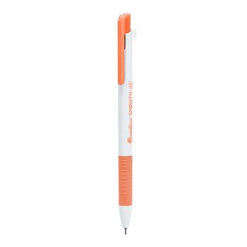 ปากกาลูกลื่น 0.5 มม. Quantum Geluloid Smooth ด้ามพีช หมึกน้ำเงิน