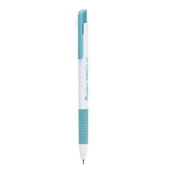ปากกาลูกลื่น 0.5 มม. Quantum Geluloid Smooth ด้ามฟ้า หมึกน้ำเงิน