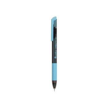 ปากกาลูกลื่น 0.7 มม. Quantum Geluloid Smooth ด้ามฟ้า หมึกน้ำเงิน
