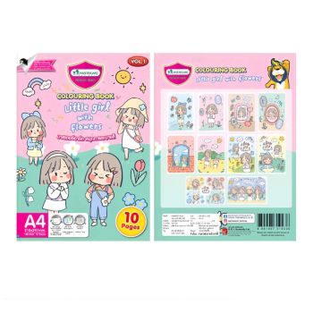 สมุดระบายสีตามภาพมาสเตอร์อาร์ต ลายซิบบิลรุ่น SB02 คละลาย 100แกรม 10แผ่น