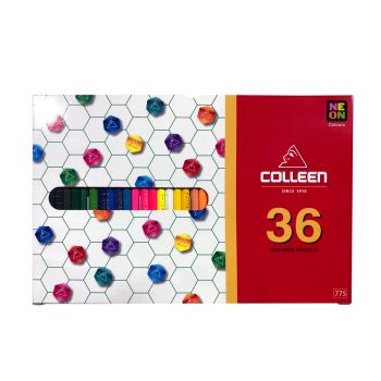 สีไม้ Colleen 36 สี 36 แท่ง กล่องกระดาษ