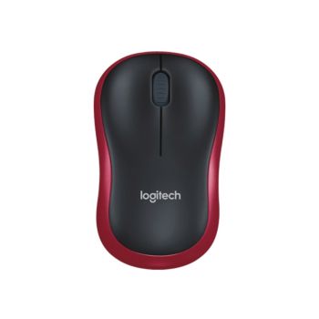 เมาส์ไร้สาย Logitech Wireless Mouse M185 สีแดง