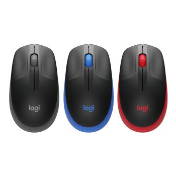 เมาส์ไร้สาย Logitech Full-Size Wireless Mouse M190