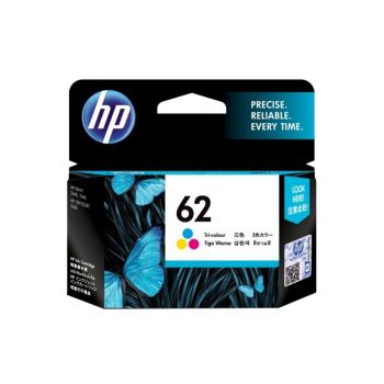 ตลับหมึกอิงค์เจ็ท HP 62 Tri-color (C2P06AA) 3สี