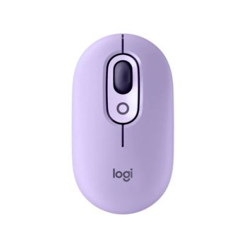 เมาส์ไร้สาย Logitech POP Mouse with Emoji สี Cosmos Lavender 