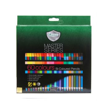 สีไม้ 2หัว 60สี Master Art รุ่น Master Series 