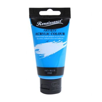 (Clearance) สีอะคริลิค 75 มล. #360 SKY BLUE Renaissance (SD234409)