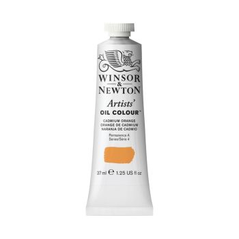 สีน้ำมันเกรดศิลปินหลอดเดี่ยว Winsor & Newton 37มล. S4 เบอร์ 089 Cadmium Orange