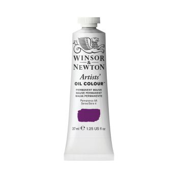 สีน้ำมันเกรดศิลปินหลอดเดี่ยว Winsor & Newton 37มล. S4 เบอร์ 491 Permanent Mauve
