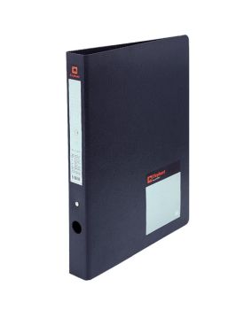 แฟ้ม 2 ห่วง ตราช้าง 210PF ปกพลาสติกสีดำ