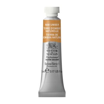 สีน้ำ เกรดศิลปิน Winsor & Newton หลอด 5 มล. (Series 1) เบอร์ 554 Raw Umber
